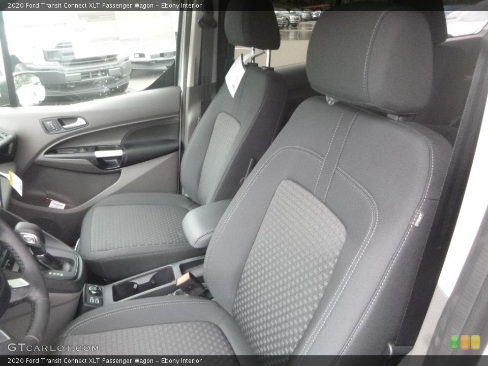 Ebony Interior Front Seat for the 2020 Ford Transit Connect XLT Passenger Wagon #134258896