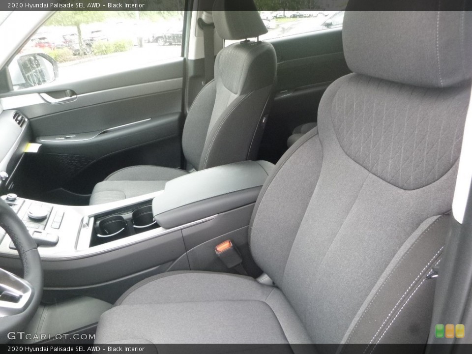 Black Interior Front Seat for the 2020 Hyundai Palisade SEL AWD #134260423