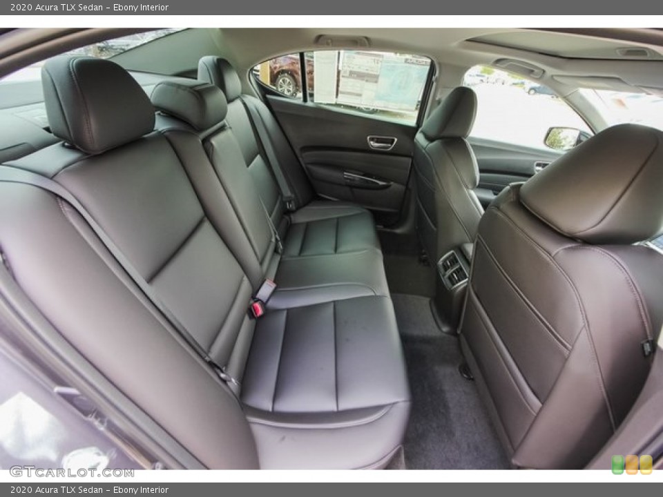 Ebony Interior Rear Seat for the 2020 Acura TLX Sedan #134263678