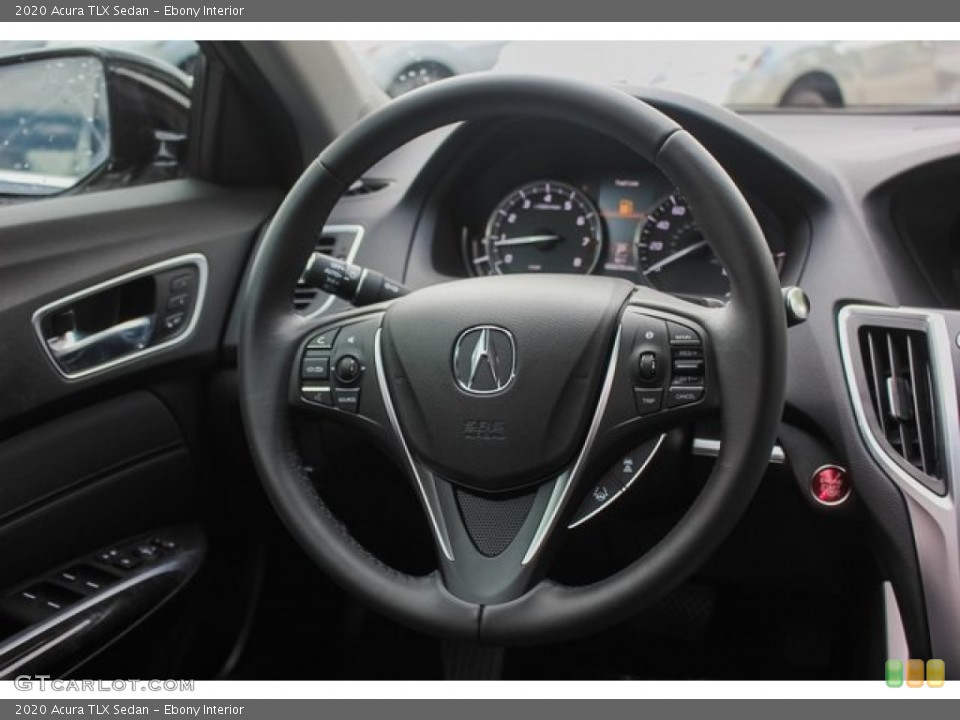 Ebony Interior Steering Wheel for the 2020 Acura TLX Sedan #134263735
