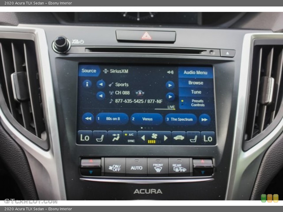Ebony Interior Controls for the 2020 Acura TLX Sedan #134263765