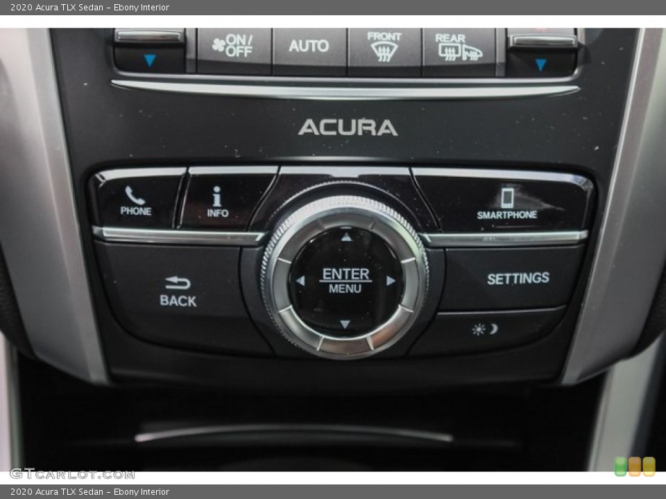 Ebony Interior Controls for the 2020 Acura TLX Sedan #134263774