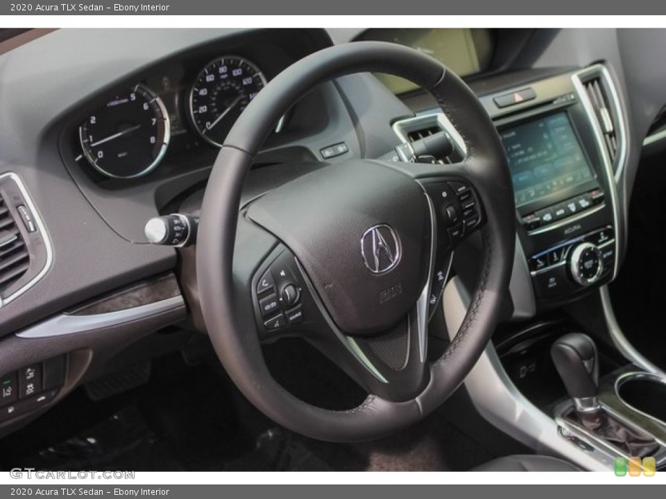Ebony Interior Steering Wheel for the 2020 Acura TLX Sedan #134263792