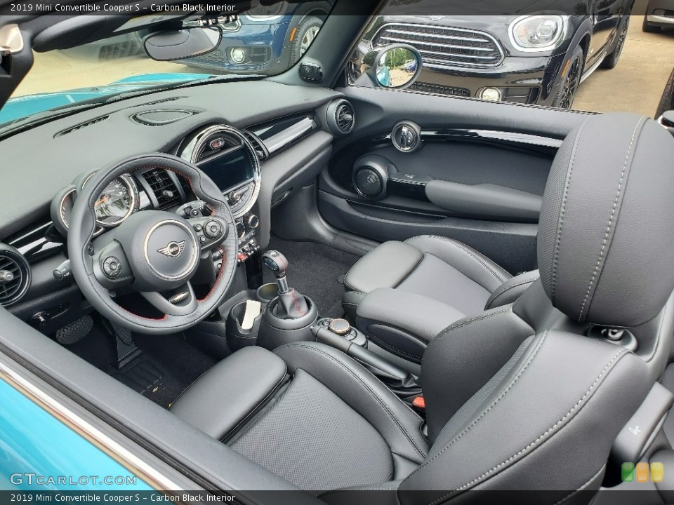 Carbon Black Interior Photo for the 2019 Mini Convertible Cooper S #134268853