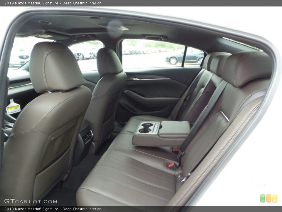 Deep Chestnut Interior Rear Seat for the 2019 Mazda Mazda6 Signature #134273665