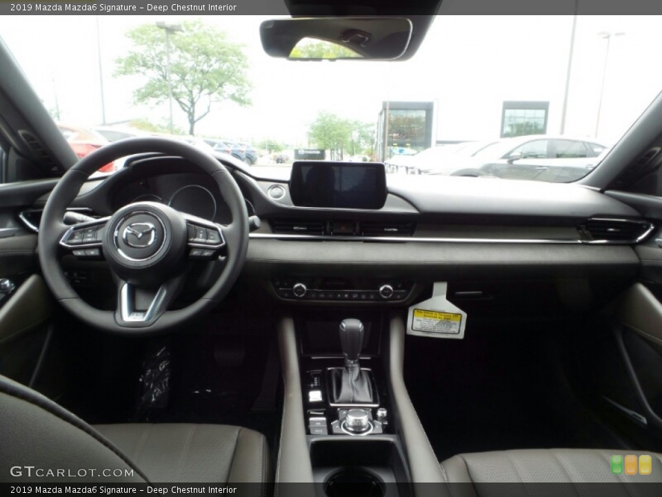 Deep Chestnut Interior Dashboard for the 2019 Mazda Mazda6 Signature #134273681