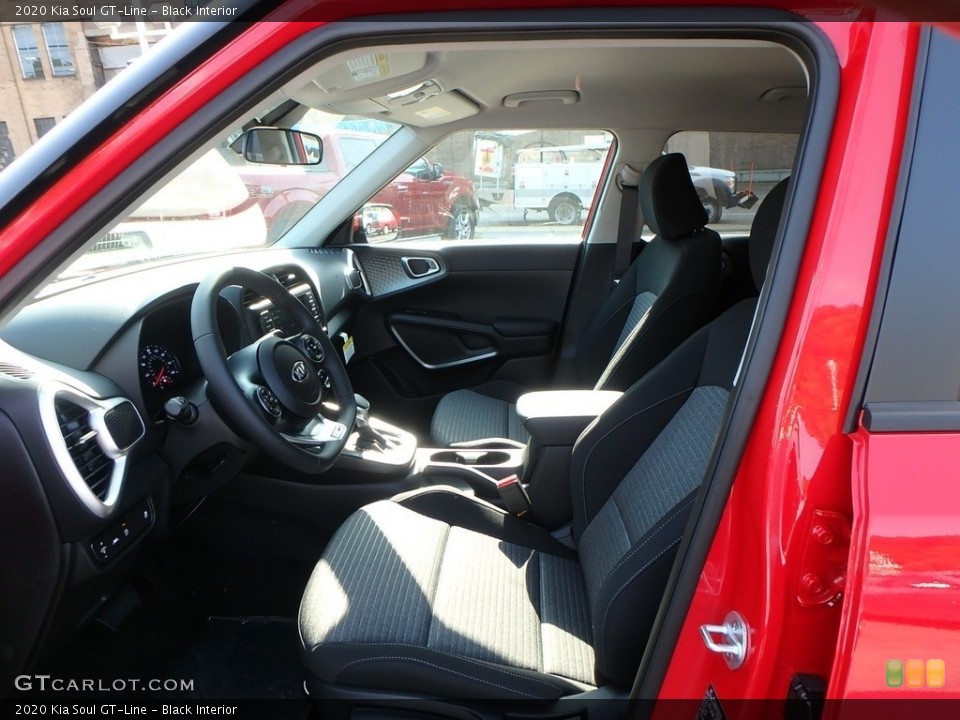 Black Interior Front Seat for the 2020 Kia Soul GT-Line #134274895