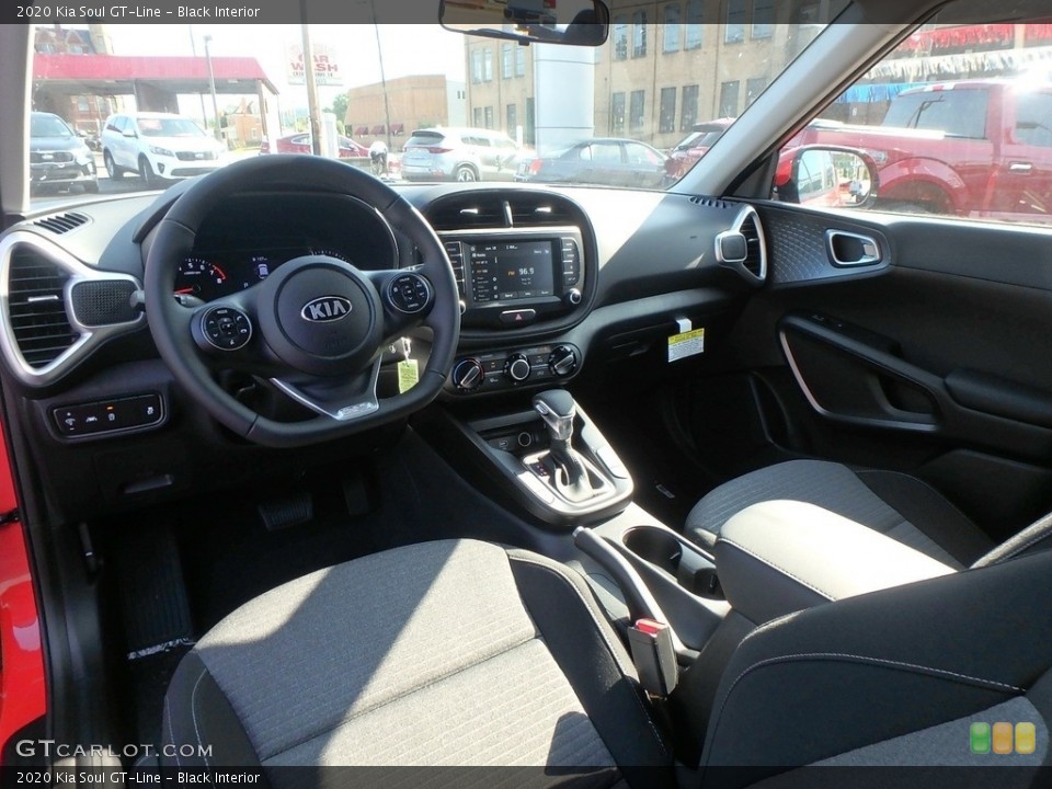 Black Interior Front Seat for the 2020 Kia Soul GT-Line #134274951