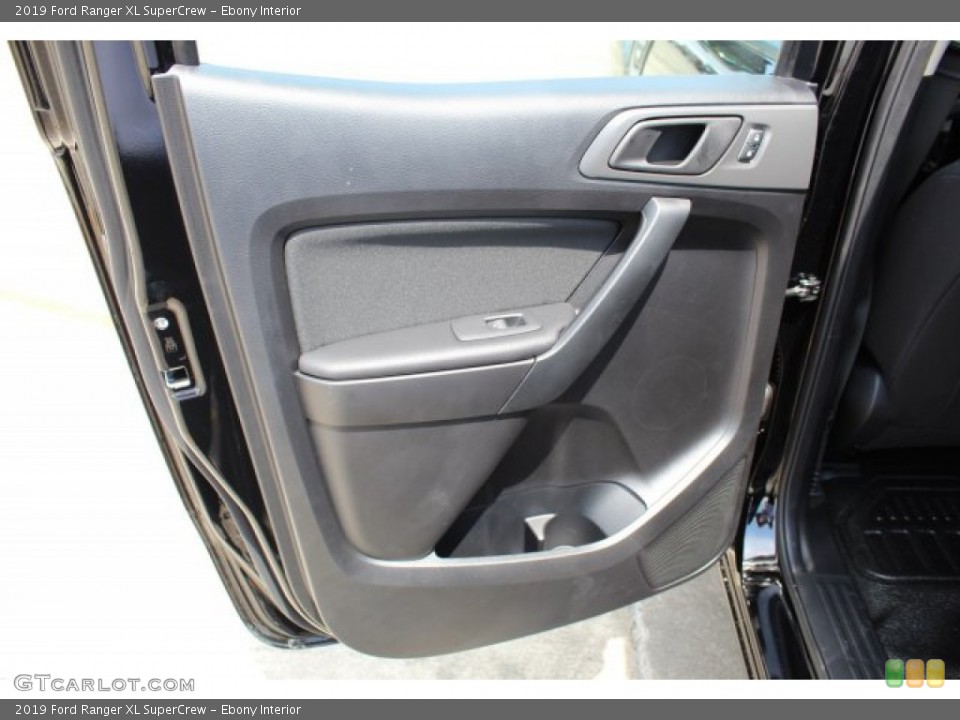 Ebony Interior Door Panel for the 2019 Ford Ranger XL SuperCrew #134277568