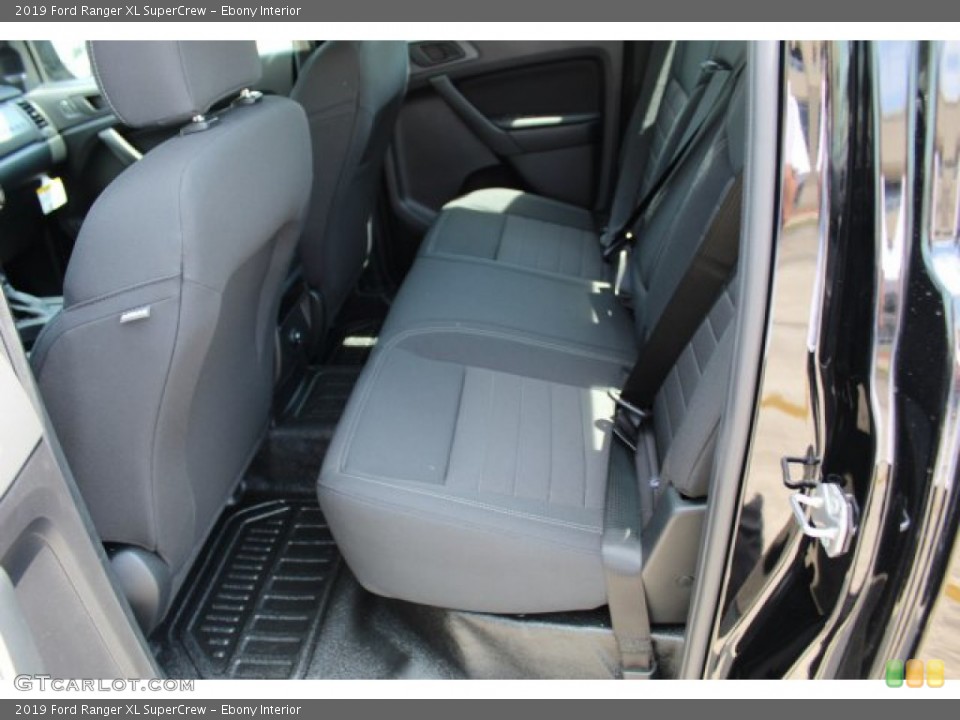 Ebony Interior Rear Seat for the 2019 Ford Ranger XL SuperCrew #134277586