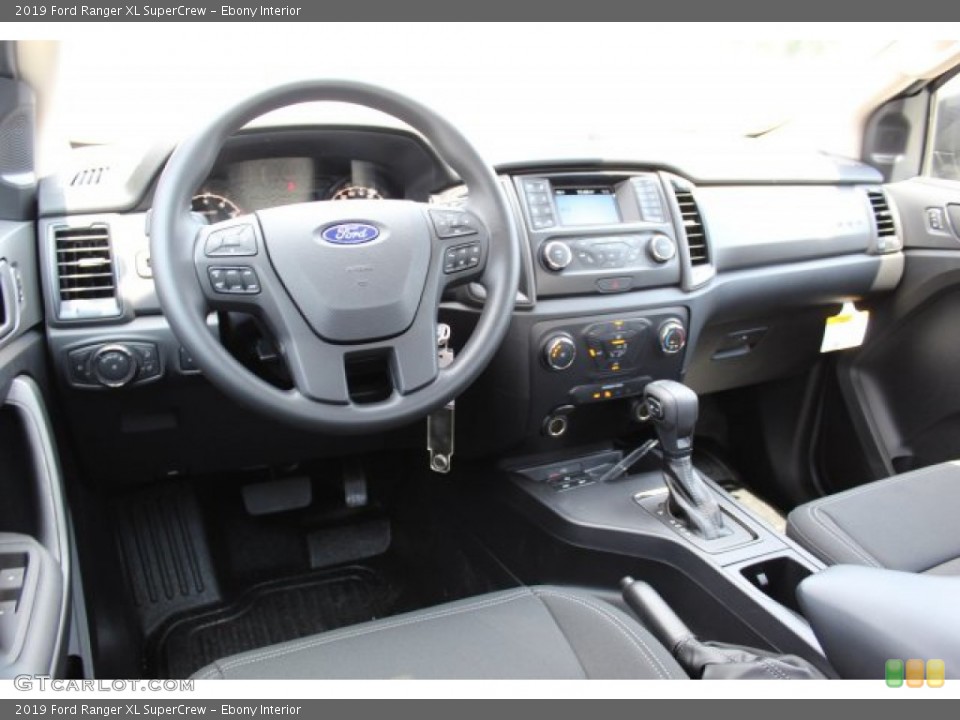 Ebony Interior Dashboard for the 2019 Ford Ranger XL SuperCrew #134277593