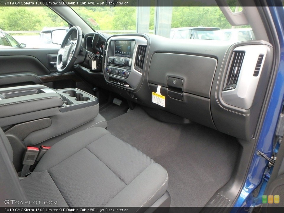 Jet Black Interior Dashboard for the 2019 GMC Sierra 1500 Limited SLE Double Cab 4WD #134281363