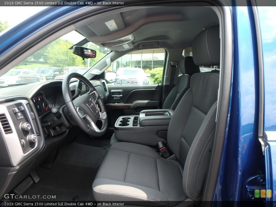 Jet Black Interior Front Seat for the 2019 GMC Sierra 1500 Limited SLE Double Cab 4WD #134281651