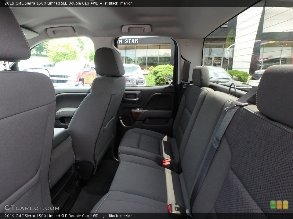 Jet Black Interior Rear Seat for the 2019 GMC Sierra 1500 Limited SLE Double Cab 4WD #134281690