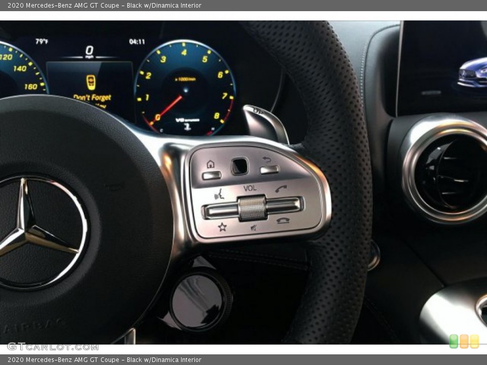 Black w/Dinamica Interior Steering Wheel for the 2020 Mercedes-Benz AMG GT Coupe #134288275