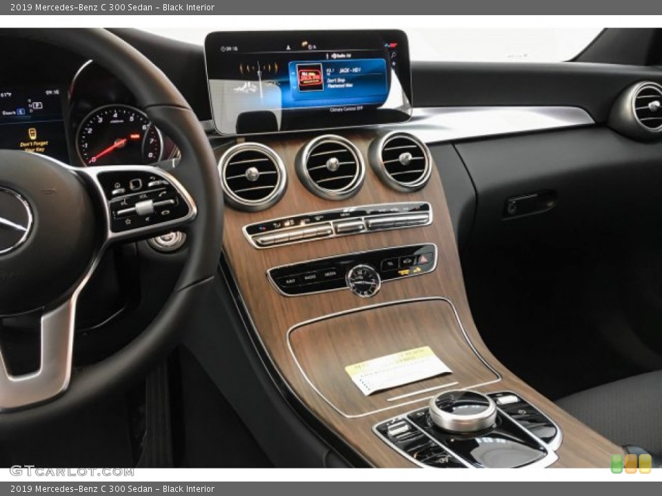 Black Interior Dashboard for the 2019 Mercedes-Benz C 300 Sedan #134289201