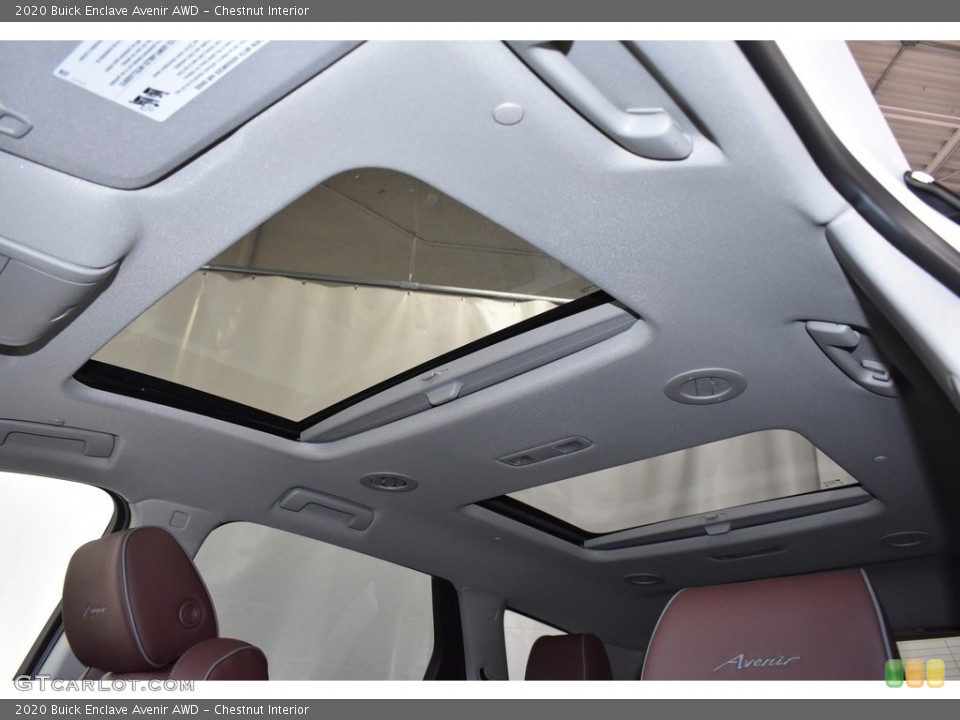 Chestnut Interior Sunroof for the 2020 Buick Enclave Avenir AWD #134293305