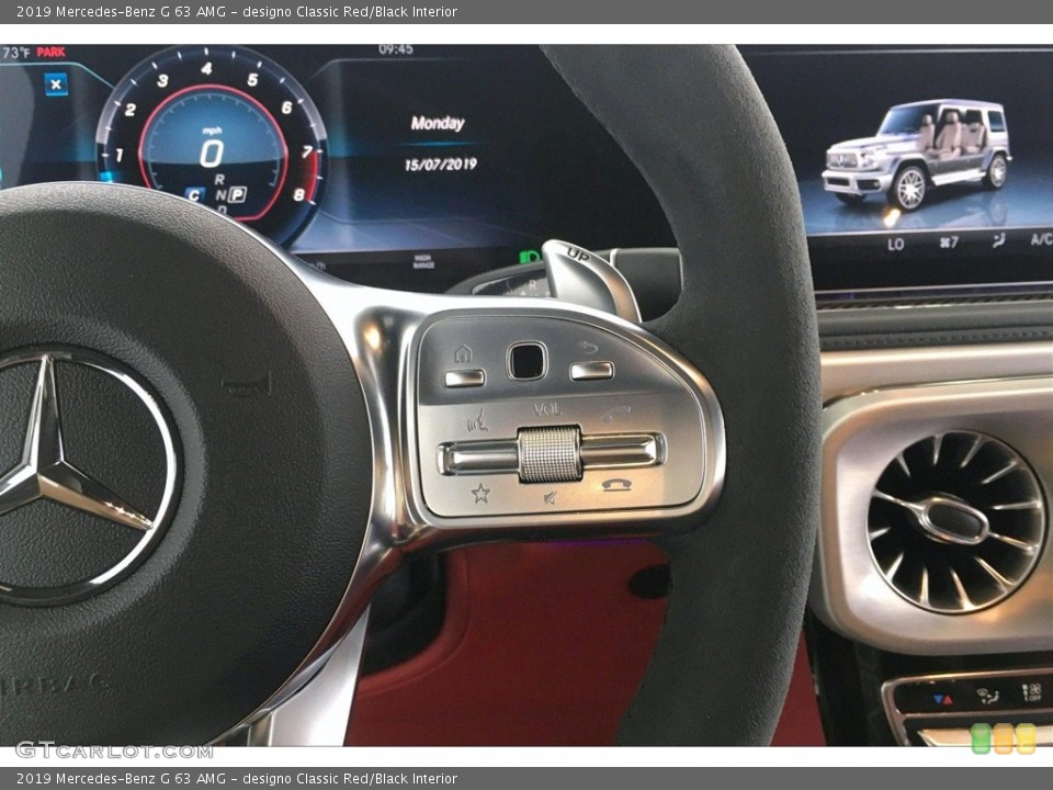 designo Classic Red/Black Interior Steering Wheel for the 2019 Mercedes-Benz G 63 AMG #134296602