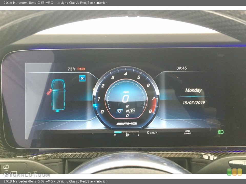 designo Classic Red/Black Interior Gauges for the 2019 Mercedes-Benz G 63 AMG #134296635