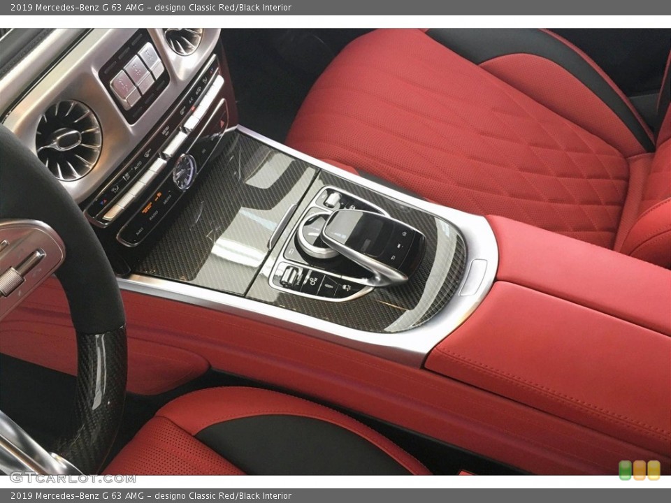 designo Classic Red/Black Interior Controls for the 2019 Mercedes-Benz G 63 AMG #134296725