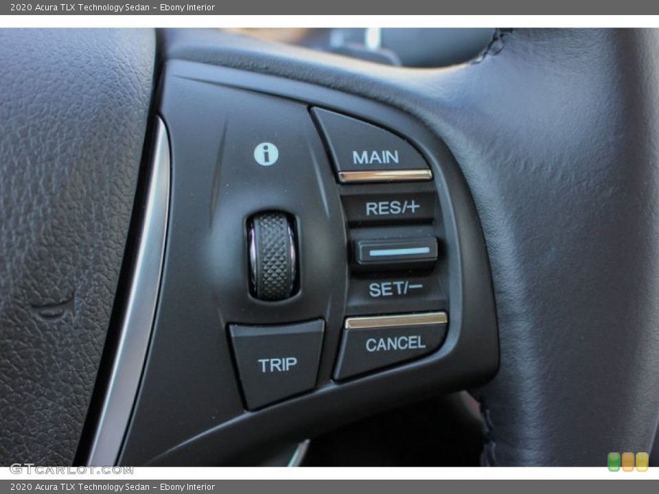 Ebony Interior Steering Wheel for the 2020 Acura TLX Technology Sedan #134300721