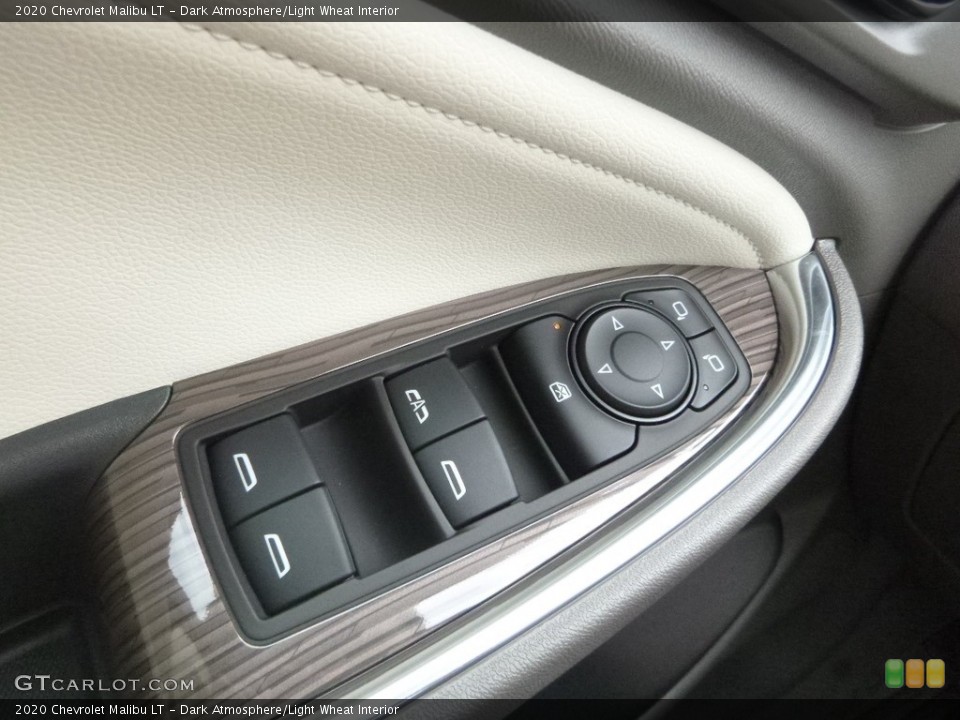 Dark Atmosphere/Light Wheat Interior Controls for the 2020 Chevrolet Malibu LT #134306389