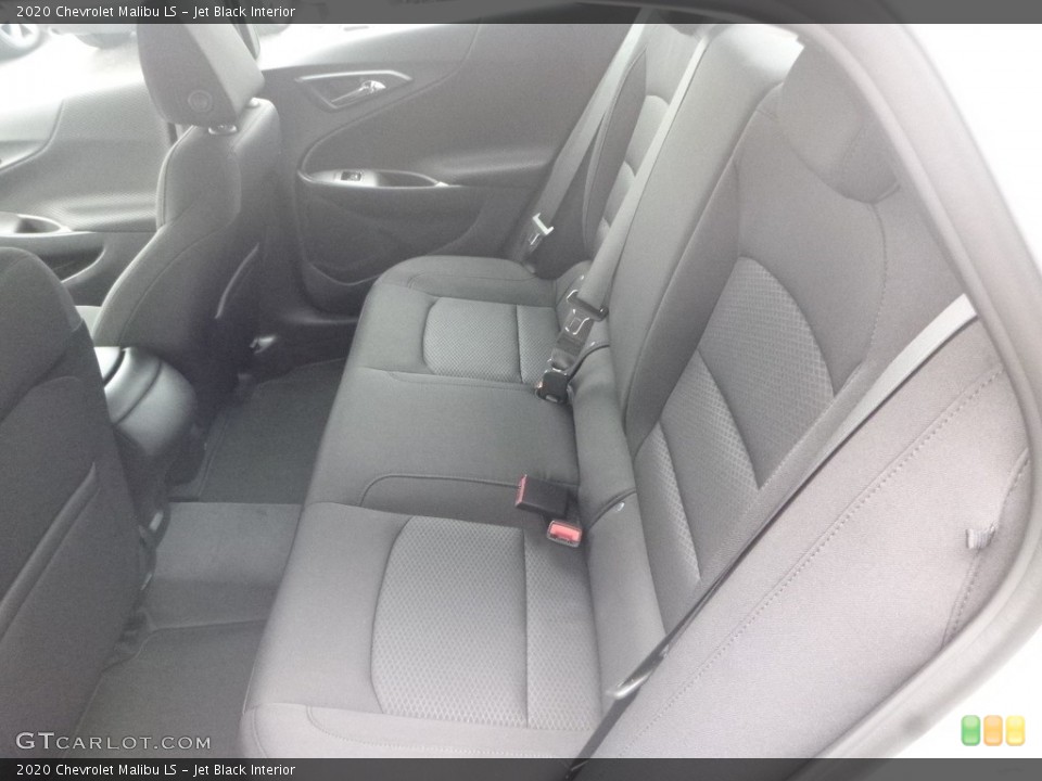 Jet Black Interior Rear Seat for the 2020 Chevrolet Malibu LS #134306740