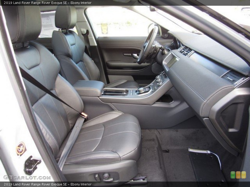 Ebony 2019 Land Rover Range Rover Evoque Interiors