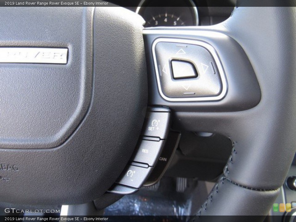 Ebony Interior Steering Wheel for the 2019 Land Rover Range Rover Evoque SE #134310892