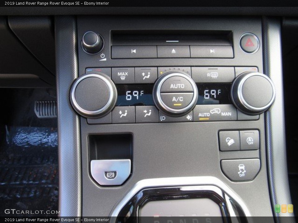 Ebony Interior Controls for the 2019 Land Rover Range Rover Evoque SE #134311000