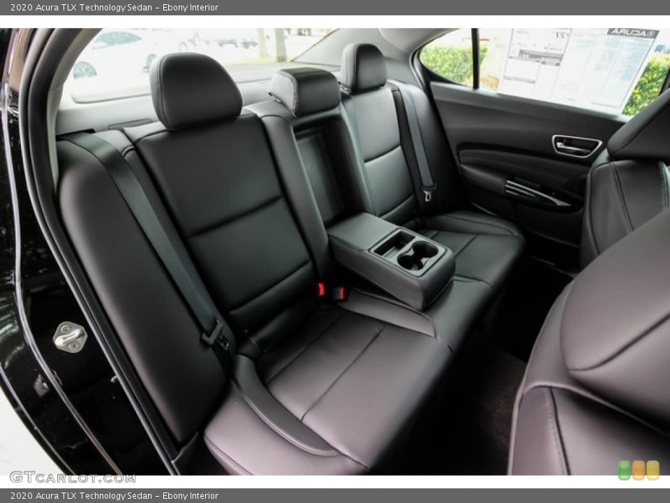 Ebony Interior Rear Seat for the 2020 Acura TLX Technology Sedan #134314332