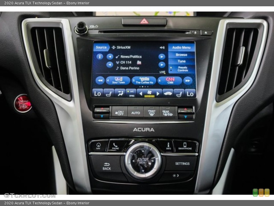 Ebony Interior Controls for the 2020 Acura TLX Technology Sedan #134314465