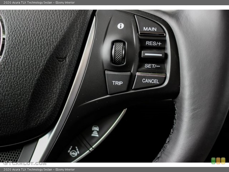 Ebony Interior Steering Wheel for the 2020 Acura TLX Technology Sedan #134314573