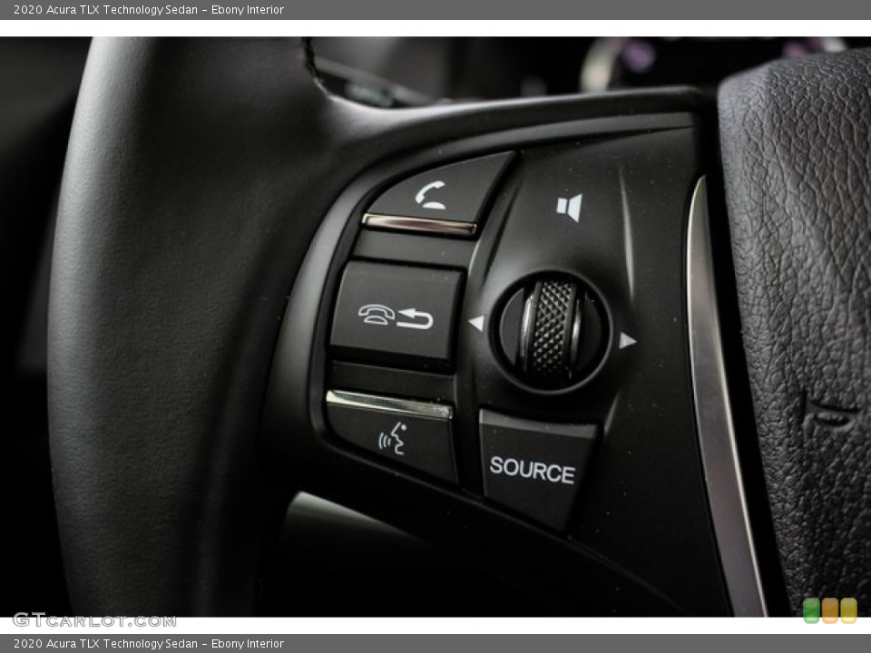 Ebony Interior Steering Wheel for the 2020 Acura TLX Technology Sedan #134314597