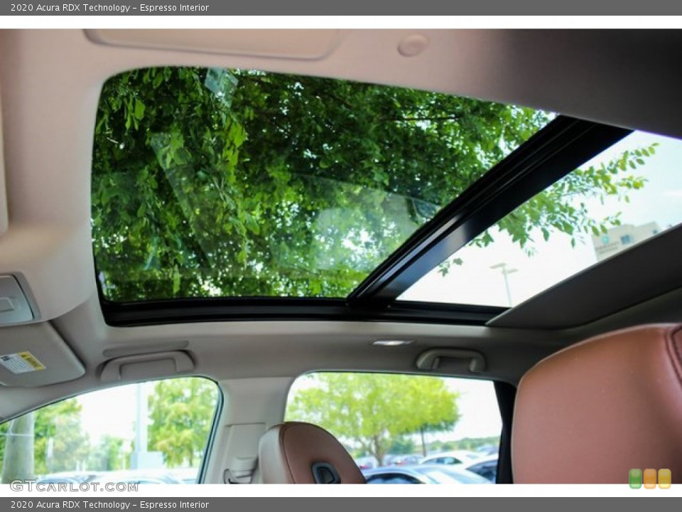 Espresso Interior Sunroof for the 2020 Acura RDX Technology #134315023