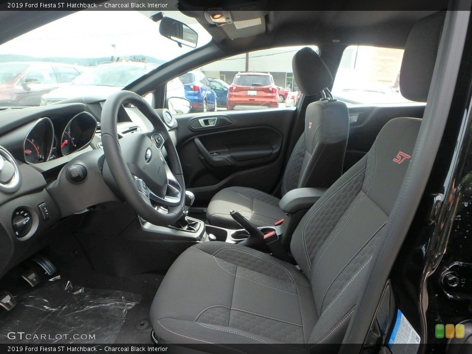 Charcoal Black Interior Front Seat for the 2019 Ford Fiesta ST Hatchback #134322196