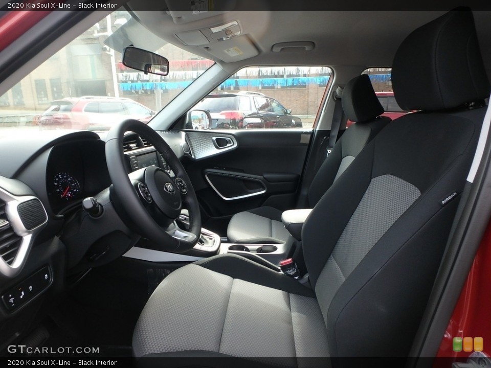 Black Interior Front Seat for the 2020 Kia Soul X-Line #134322838