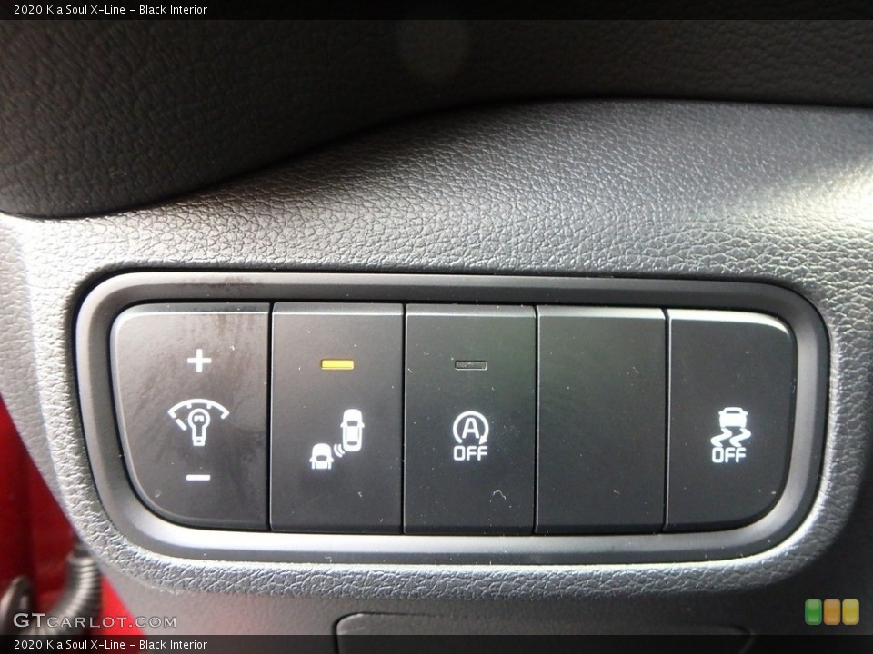 Black Interior Controls for the 2020 Kia Soul X-Line #134322850