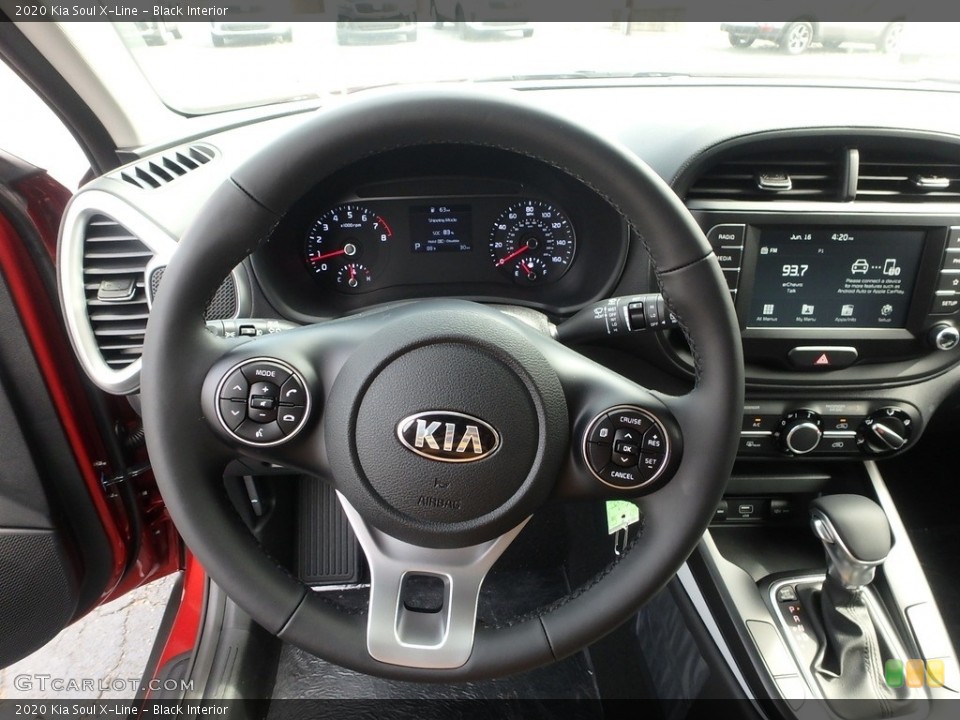 Black Interior Steering Wheel for the 2020 Kia Soul X-Line #134322853