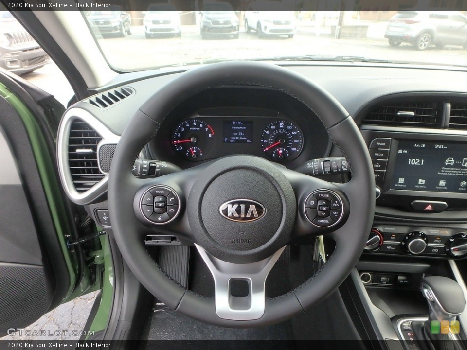 Black Interior Steering Wheel for the 2020 Kia Soul X-Line #134322910