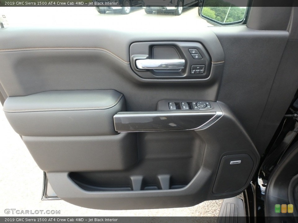 Jet Black Interior Door Panel for the 2019 GMC Sierra 1500 AT4 Crew Cab 4WD #134334629