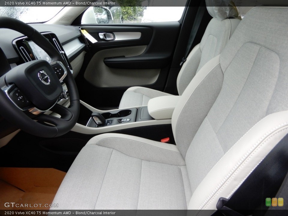 Blond/Charcoal Interior Front Seat for the 2020 Volvo XC40 T5 Momentum AWD #134340468