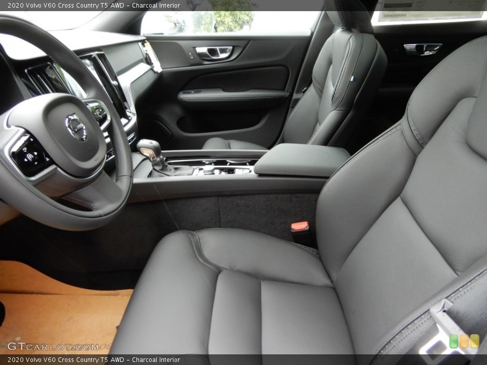 Charcoal Interior Front Seat for the 2020 Volvo V60 Cross Country T5 AWD #134341812
