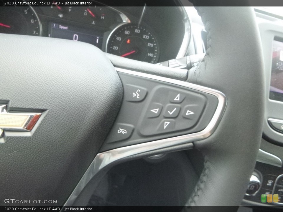 Jet Black Interior Steering Wheel for the 2020 Chevrolet Equinox LT AWD #134343372