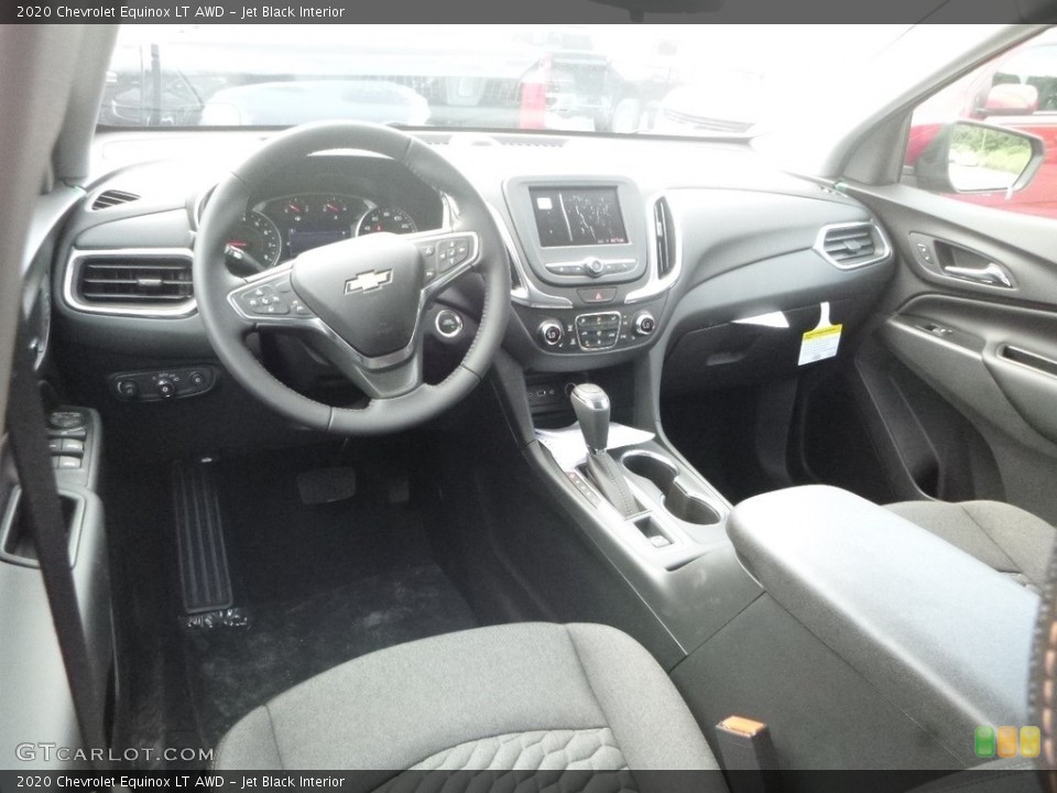 Jet Black Interior Front Seat for the 2020 Chevrolet Equinox LT AWD #134343675
