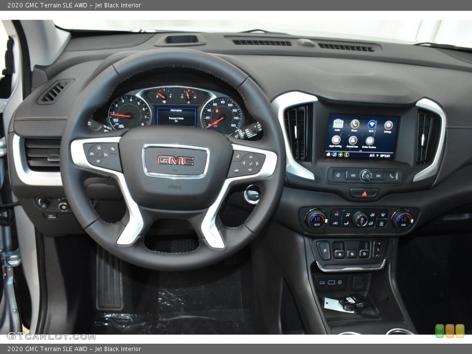 Jet Black Interior Dashboard for the 2020 GMC Terrain SLE AWD #134344022