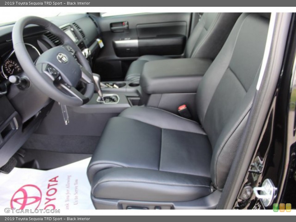 Black Interior Photo for the 2019 Toyota Sequoia TRD Sport #134345172