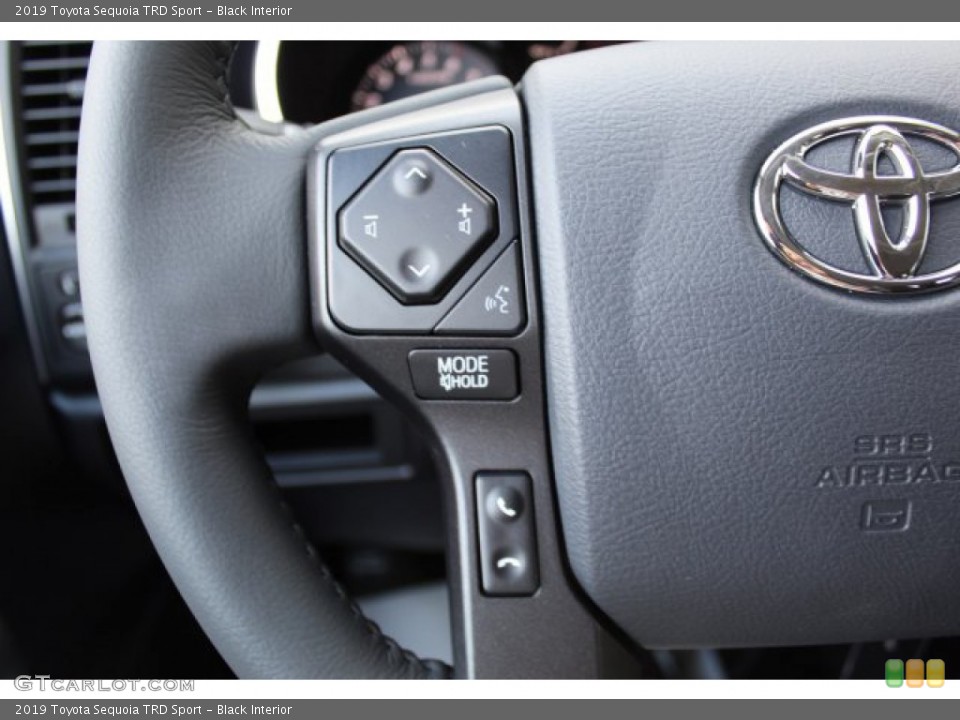 Black Interior Steering Wheel for the 2019 Toyota Sequoia TRD Sport #134345190