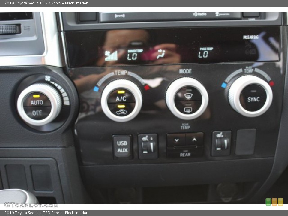 Black Interior Controls for the 2019 Toyota Sequoia TRD Sport #134345310
