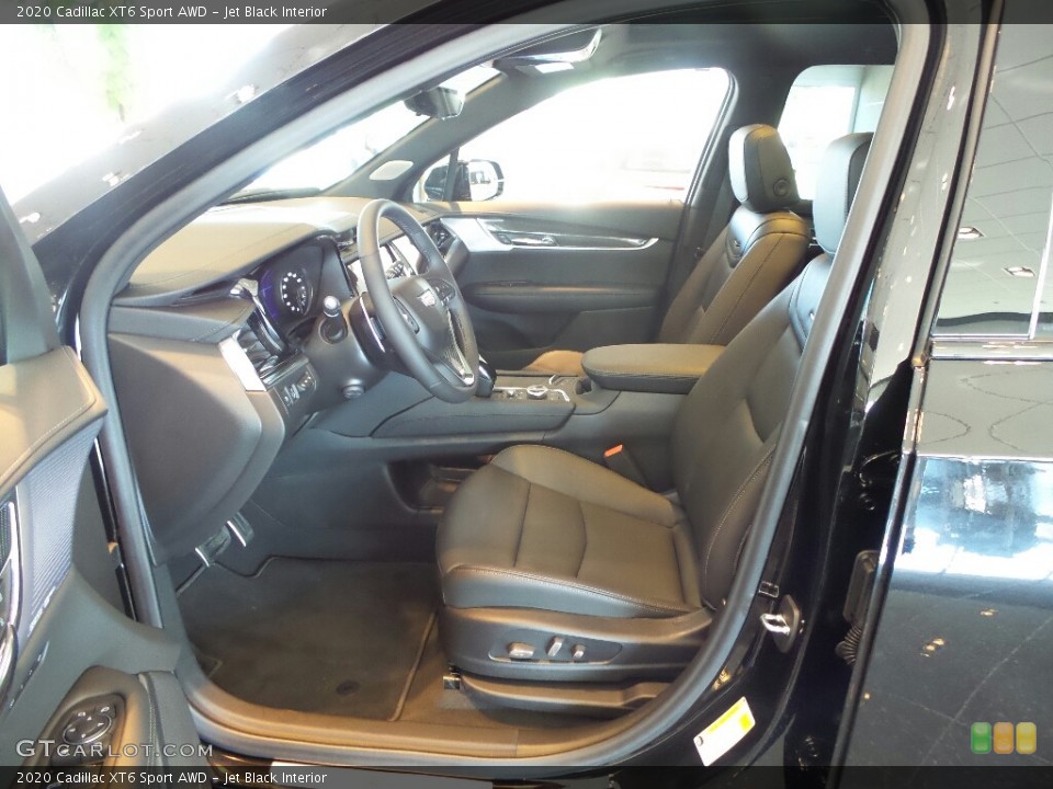 Jet Black Interior Photo for the 2020 Cadillac XT6 Sport AWD #134346297
